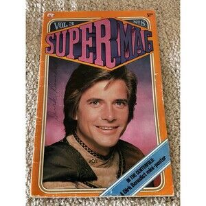 Vintage 1979 Ephemera SuperMag Volume 3 No. 8 Dirk Benedict Magazine No Poster